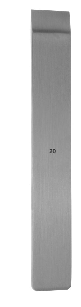 5 1/8" Swiss Osteotome Straight, 20mm Edge