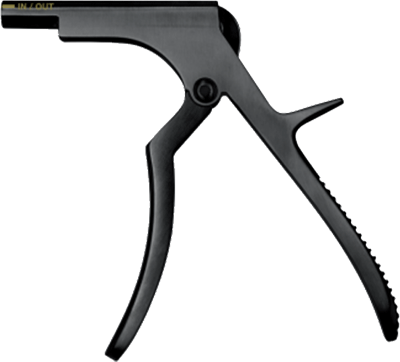 Handle for rotatable SERGEJ punches black coated