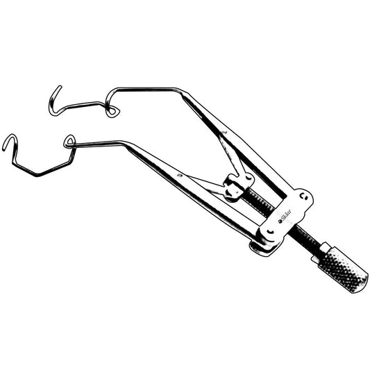 Lieberman wire eye speculum 15mm V-shaped in titanium