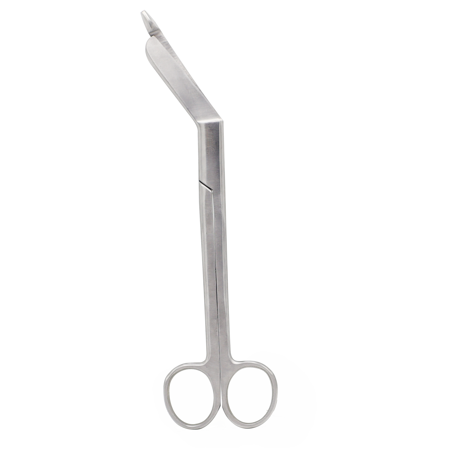 Bruns bandage scissors with tungsten-carbide inserts, smooth blade, 23cm