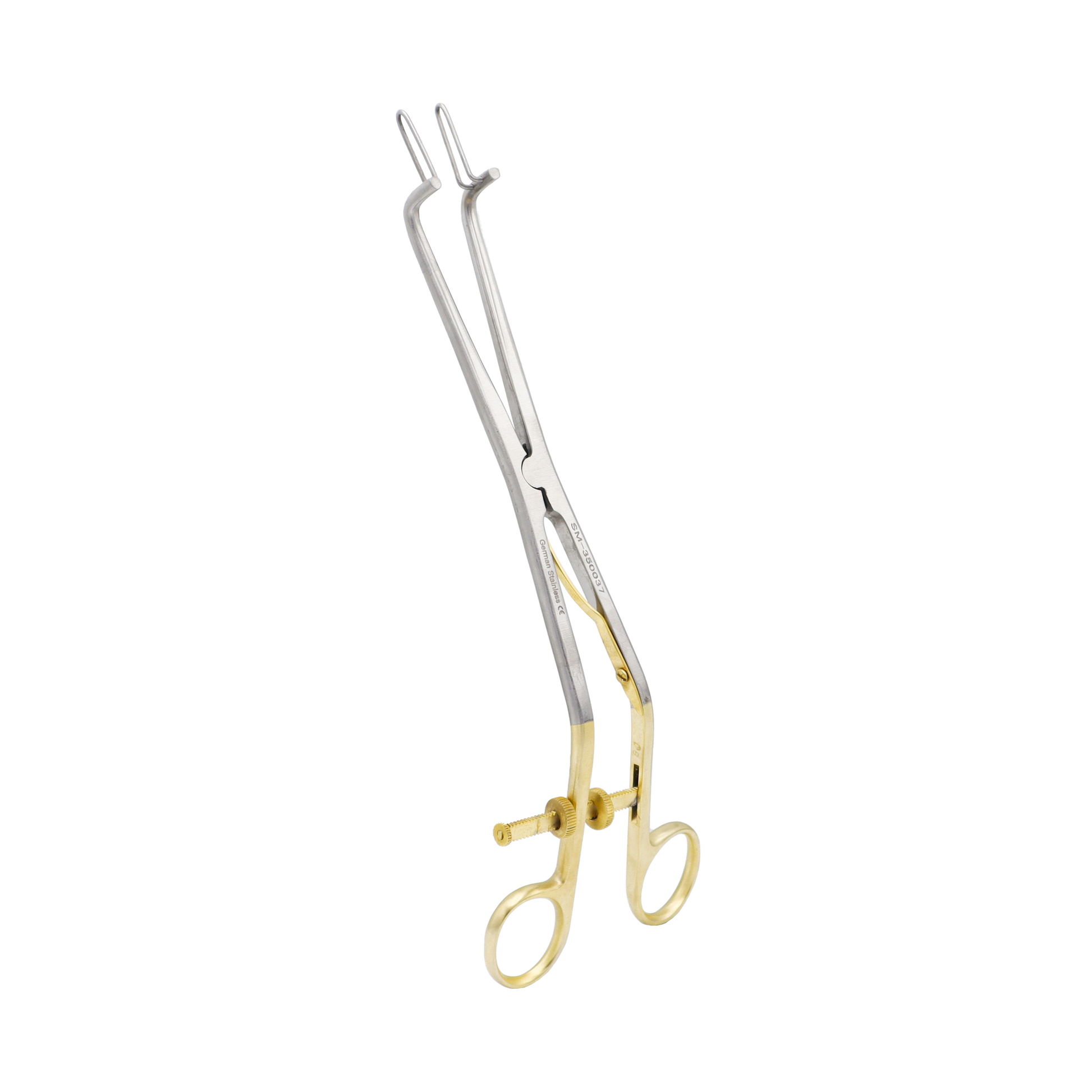 Kogan endocervical speculum 5mm tip 24cm with ratchet