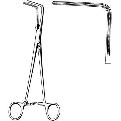 Bronchus clamp 23cm 80mm jaw