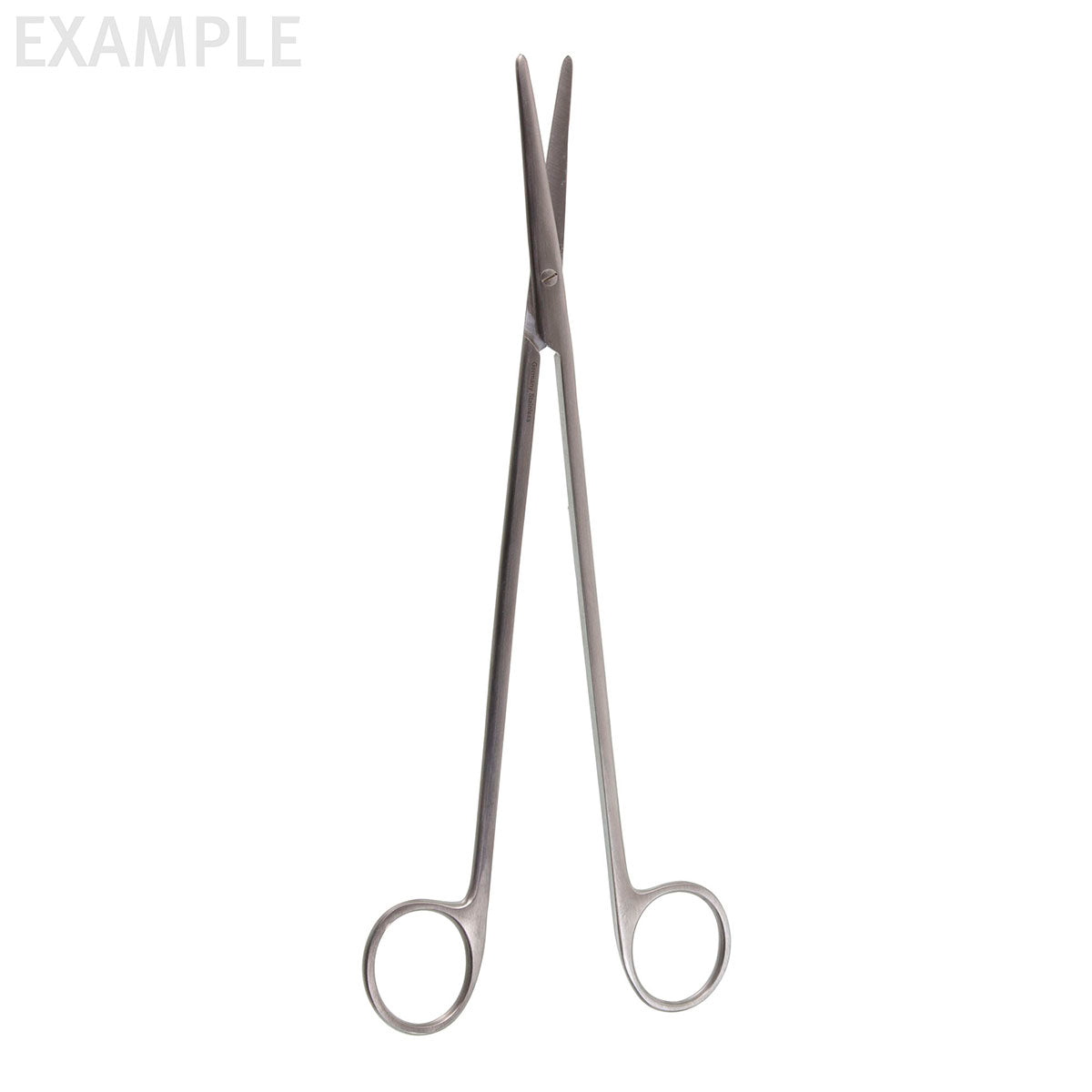 The 11" Metz Scissors are slender and straight.