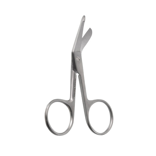 Lister Bandage Scissors, measuring 3 1/2 inches by 1 inch with a blade