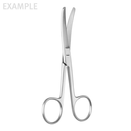 O.R. scissors, 5 1/2 B/B curved 