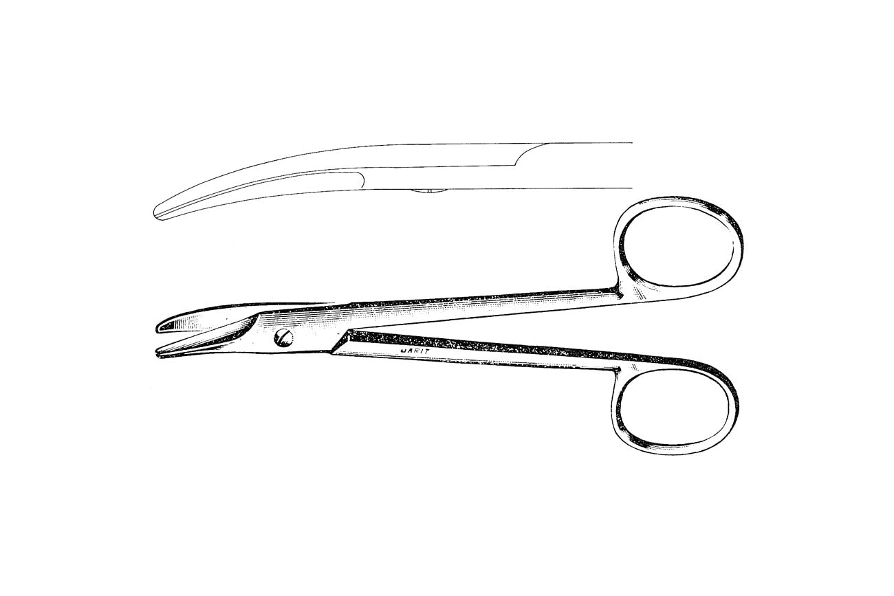 Systrunk curved scissors 13cm