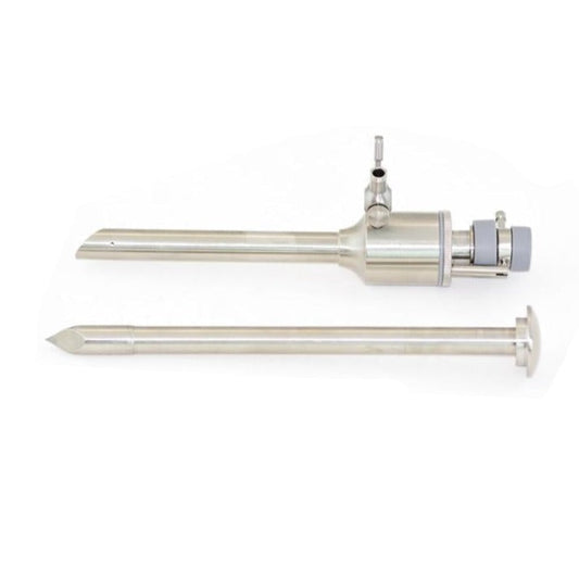 AED Trocar-Cannula, 12mm, 9cm, w/ 5mm Reducer