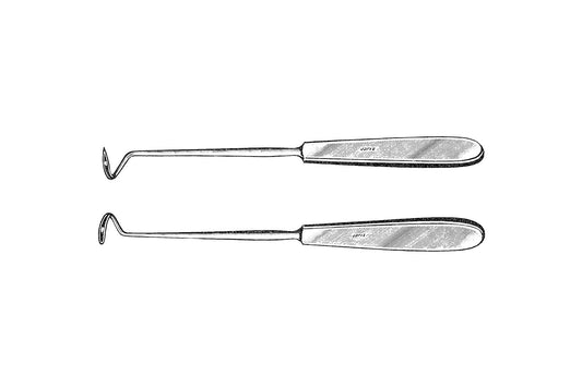 Deschamps ligature needle sharp, right hand