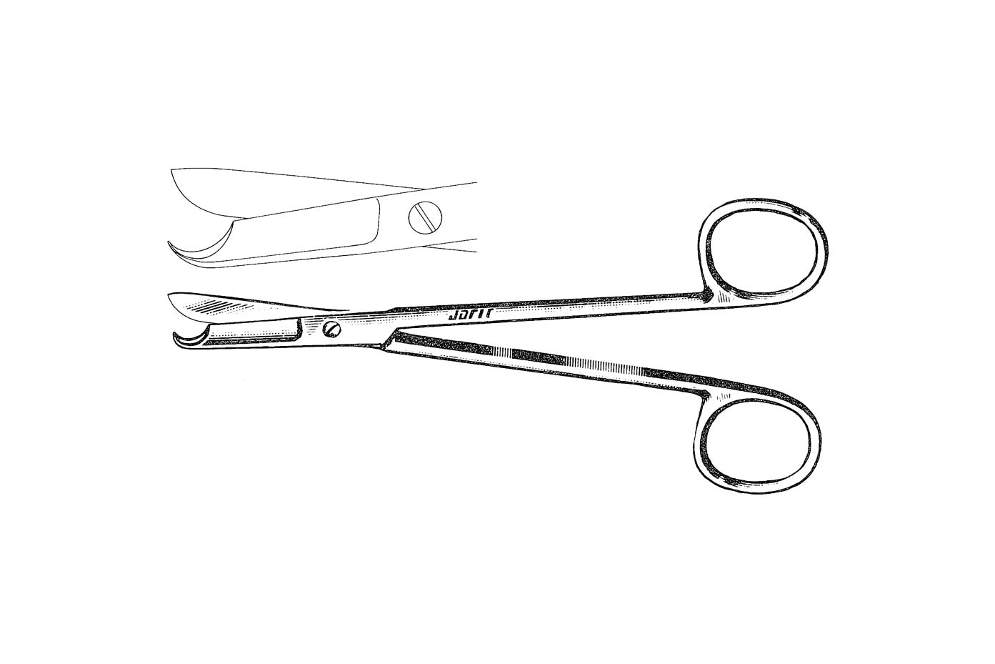 Littauer ligature scissors 14cm