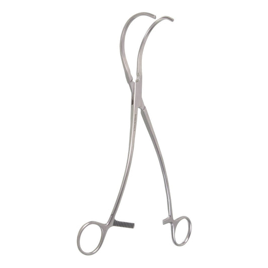 12" Debakey Acutely Curved Clamp, Big Jaw
