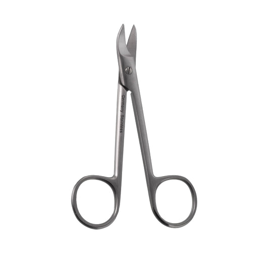 Wire Cutting Scissors, curved, serrated,