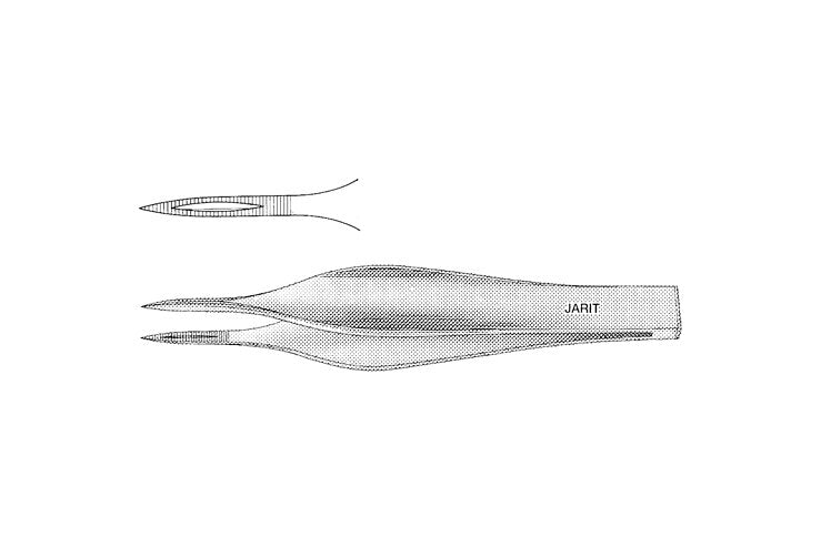 Feilchenfeld splinter forceps 11.5cm with fine pointed tips