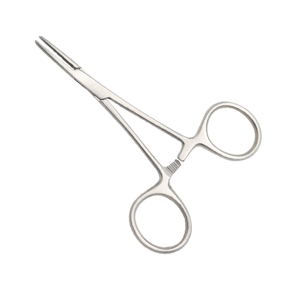 Micro-Hartmann hemostatic forceps straight 10cm