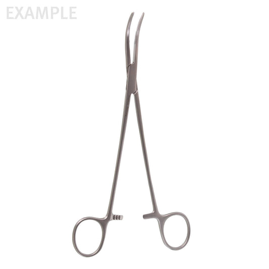 8 1/4 Overholt Dissector Forceps  E long curve