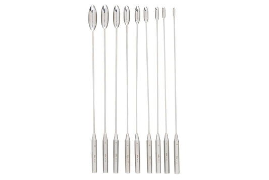 Bakes gall duct dilator set of 9 in case sizes 3 to 11mm