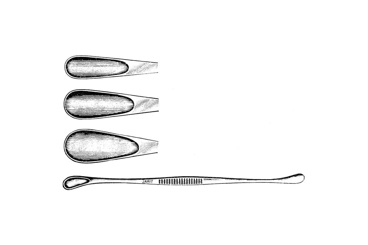 Mayo gallstone scoop 27cm, large cup