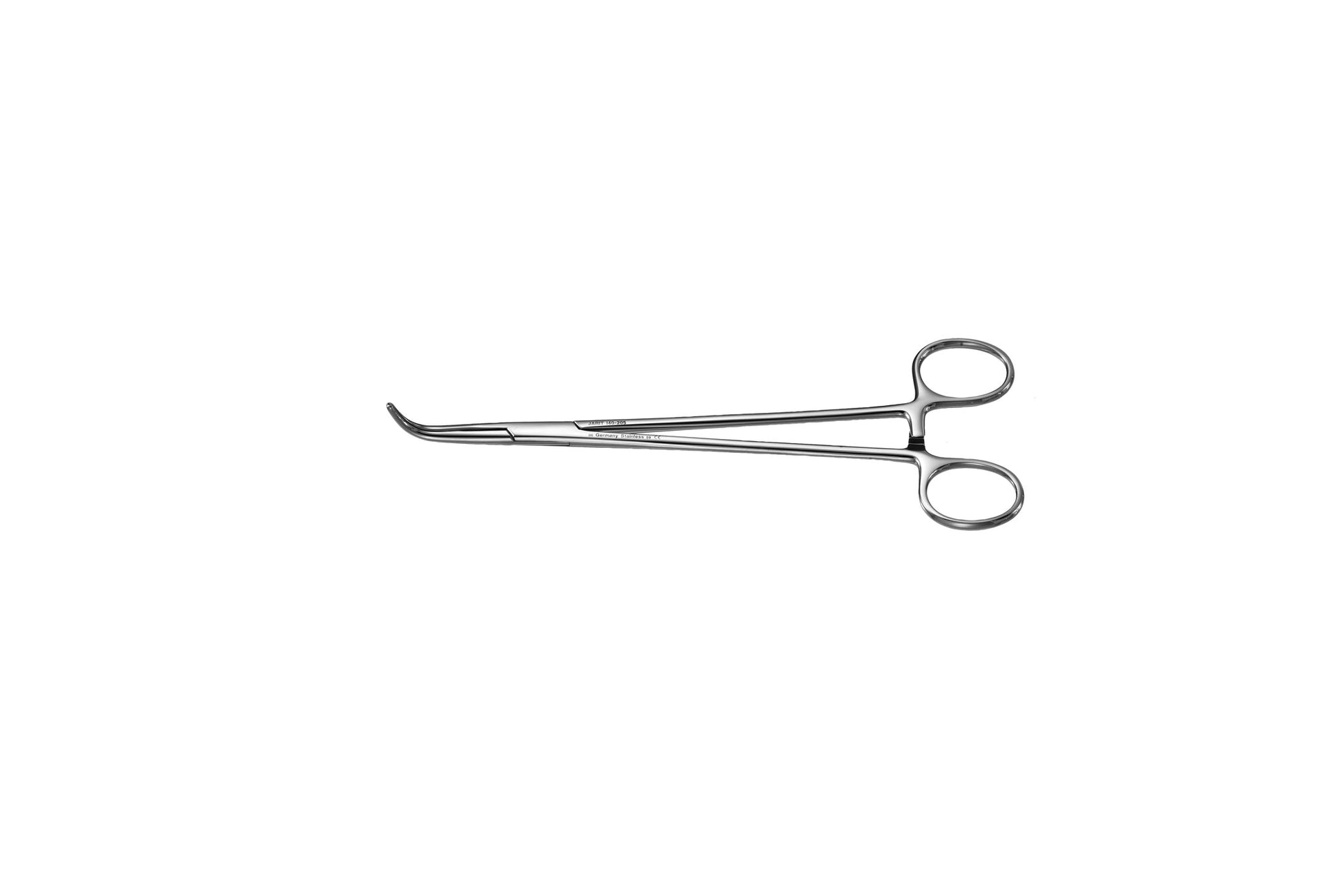 Johns-Hopkins gall duct forceps 20cm with angled tips