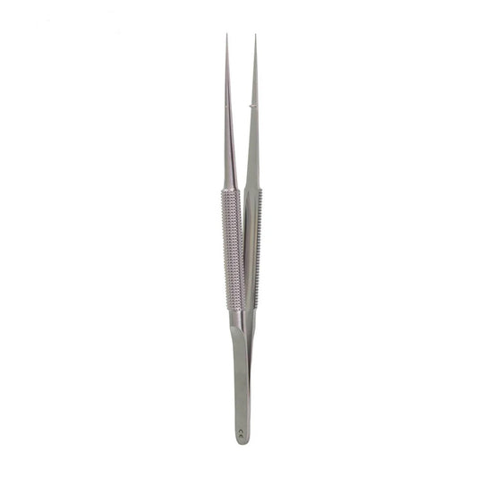 15cm Forceps – 0.3mm Tip Curved, 8mm Diameter