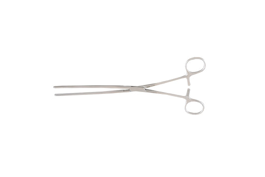 Mayo-Robson intestinal forceps with straight serrated jaws