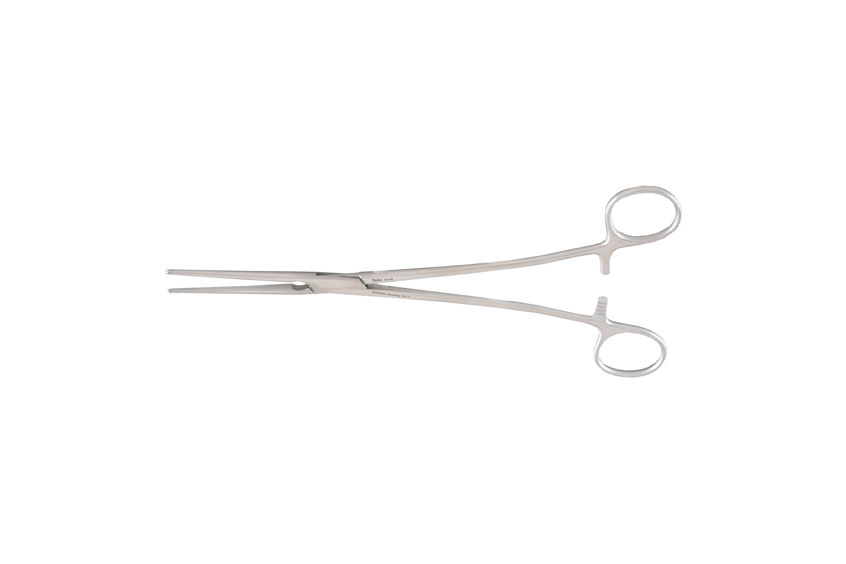 Scudder straight atraumatic intestinal clamp 33.5cm