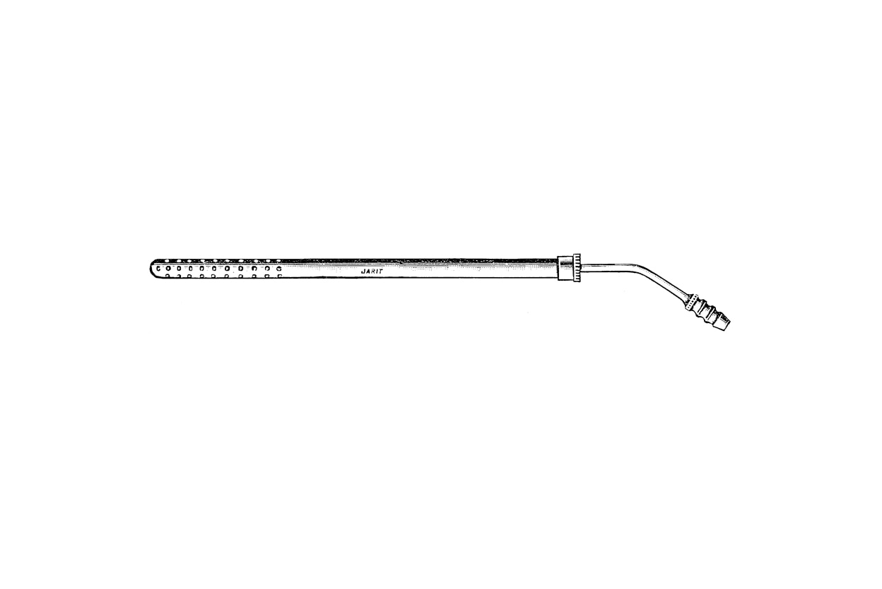 Poole straight aspiration tube, 10mm (30 Fr.), 20cm working length