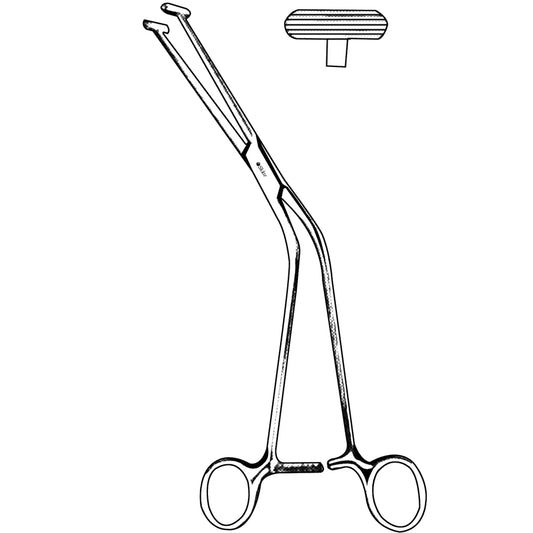 Millin capsule forceps 23cm stainless steel