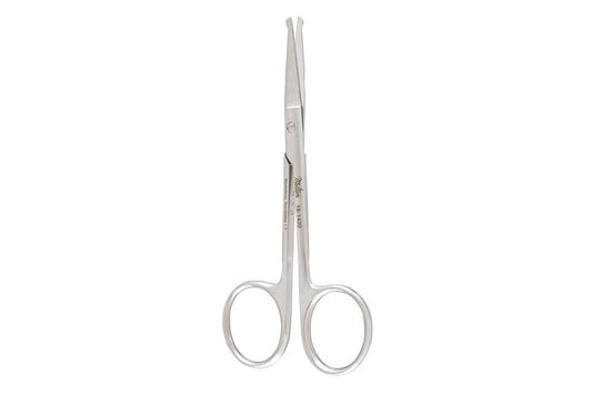 Eye scissors ribbon type curved 10cm