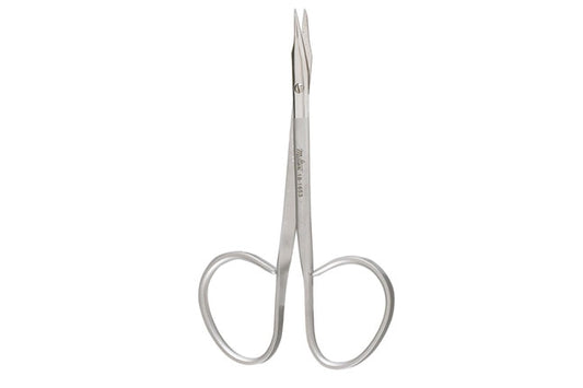 Eye scissors ribbon type straight 10cm
