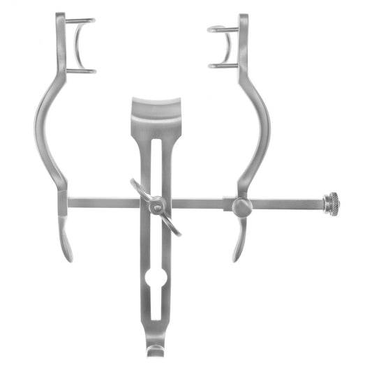 Balfour Baby Retractor set pediatric 4" spread, fixed blades.