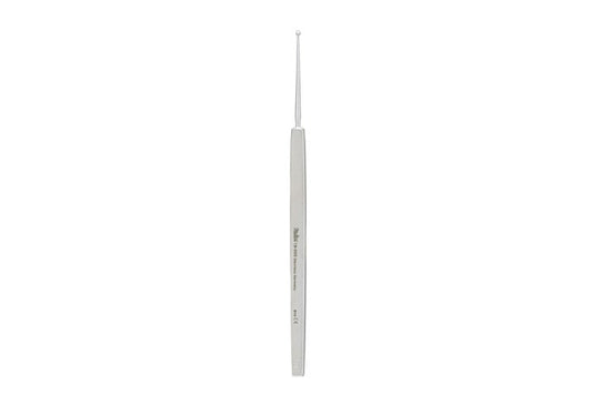 Meyhoefer chalazion curette with oval cup tip
