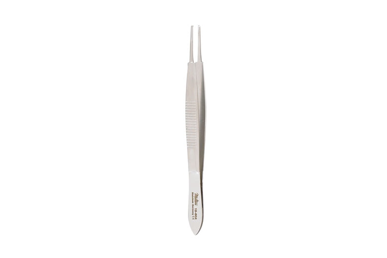Stevens iris forceps, anatomic, straight, 10.5cm