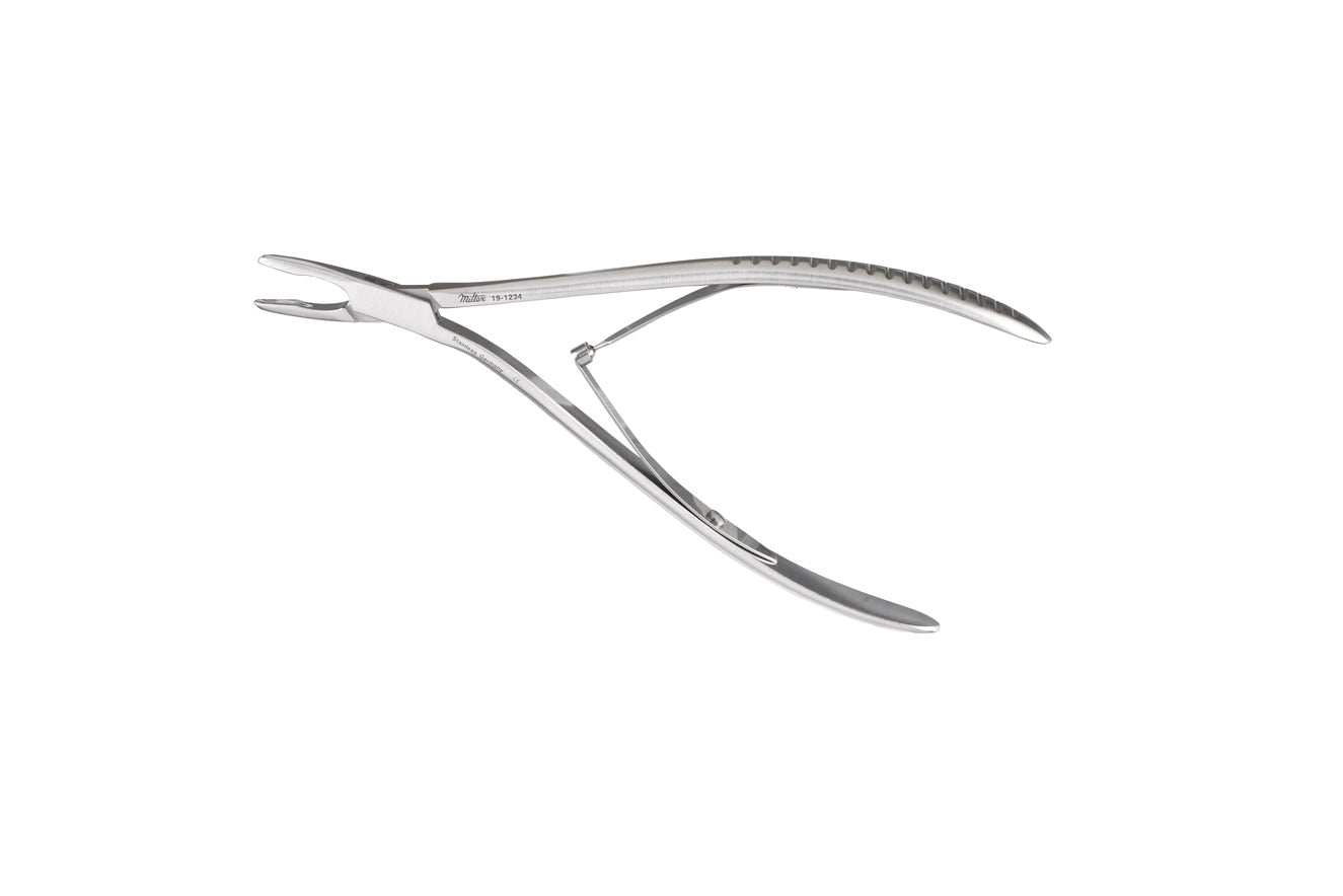 Lempert bone rongeur with straight jaws, 18.5 cm