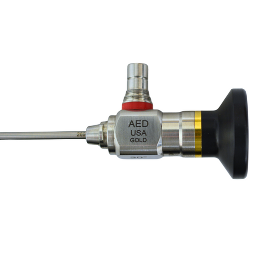 AED Gold Micro Laparoscope, 3mm x 30cm, 30 Degree, Reverse Light Post