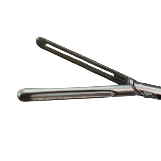 AED Non-Magnetic Jaw, Bowel Grasper, 5mm x 38cm