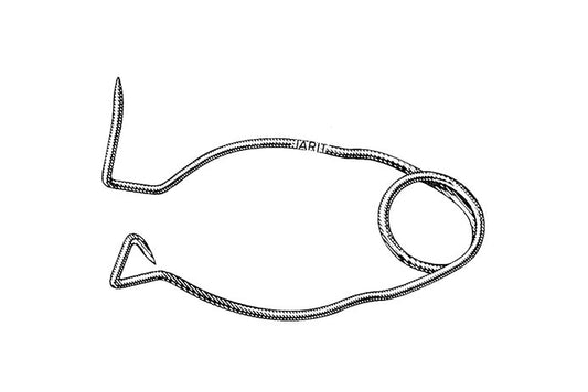 Collin-Hartmann wire retractor 16 cm with double loop ends
