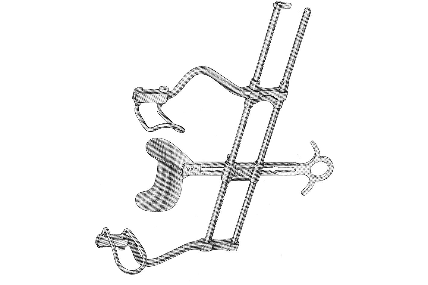 Kirschner abdominal retractor complete set