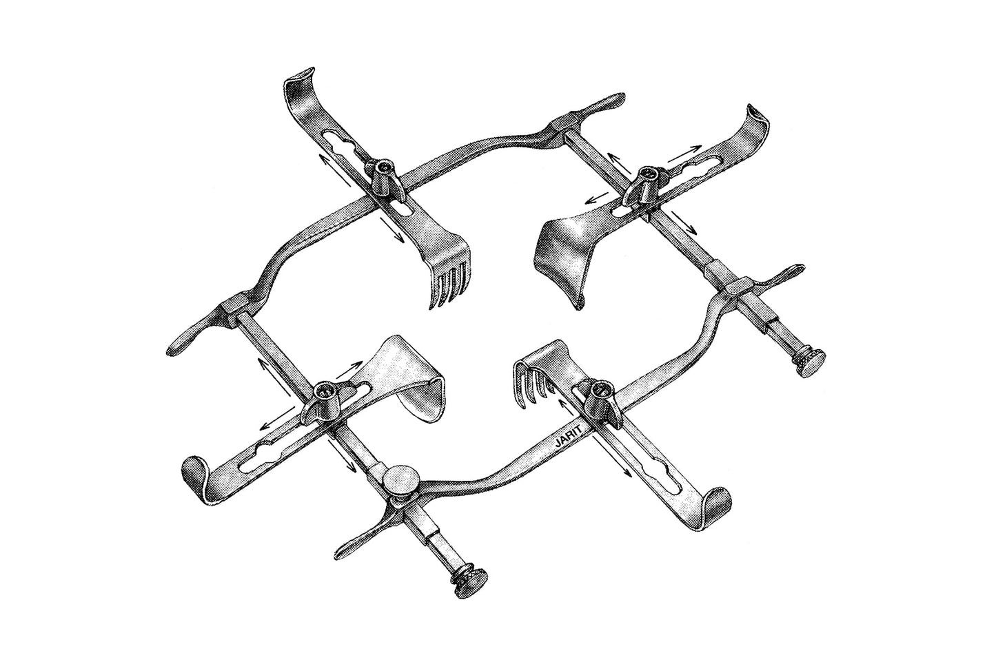 Caspar counter retractor frame