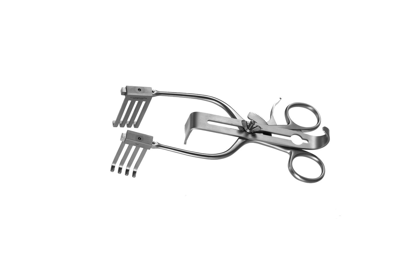 Titanium fenestrated retractor blade 24x45mm lateral