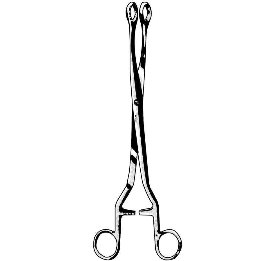 Noto uterine polypus forceps 27cm with fenestrated grasping jaws