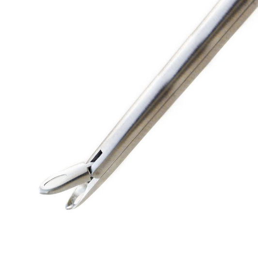 AED Strumpel Forceps, Straight, 2.5 x 7mm Jaws