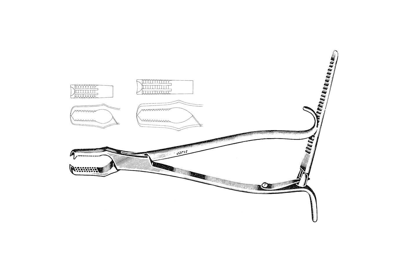 Lowman-Hoglund bone holding clamp 19cm