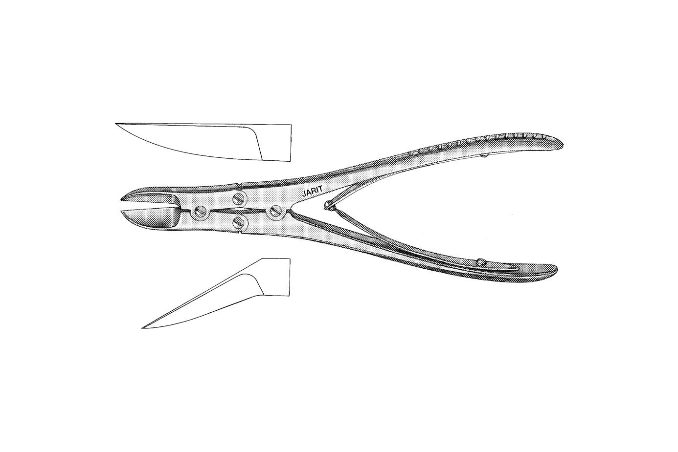 Ruskin-Liston bone cutting forceps straight 18cm