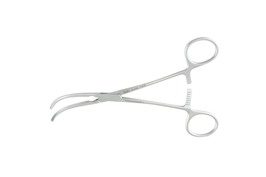 DeBakey peripheral vascular clamp S-curved 20 cm