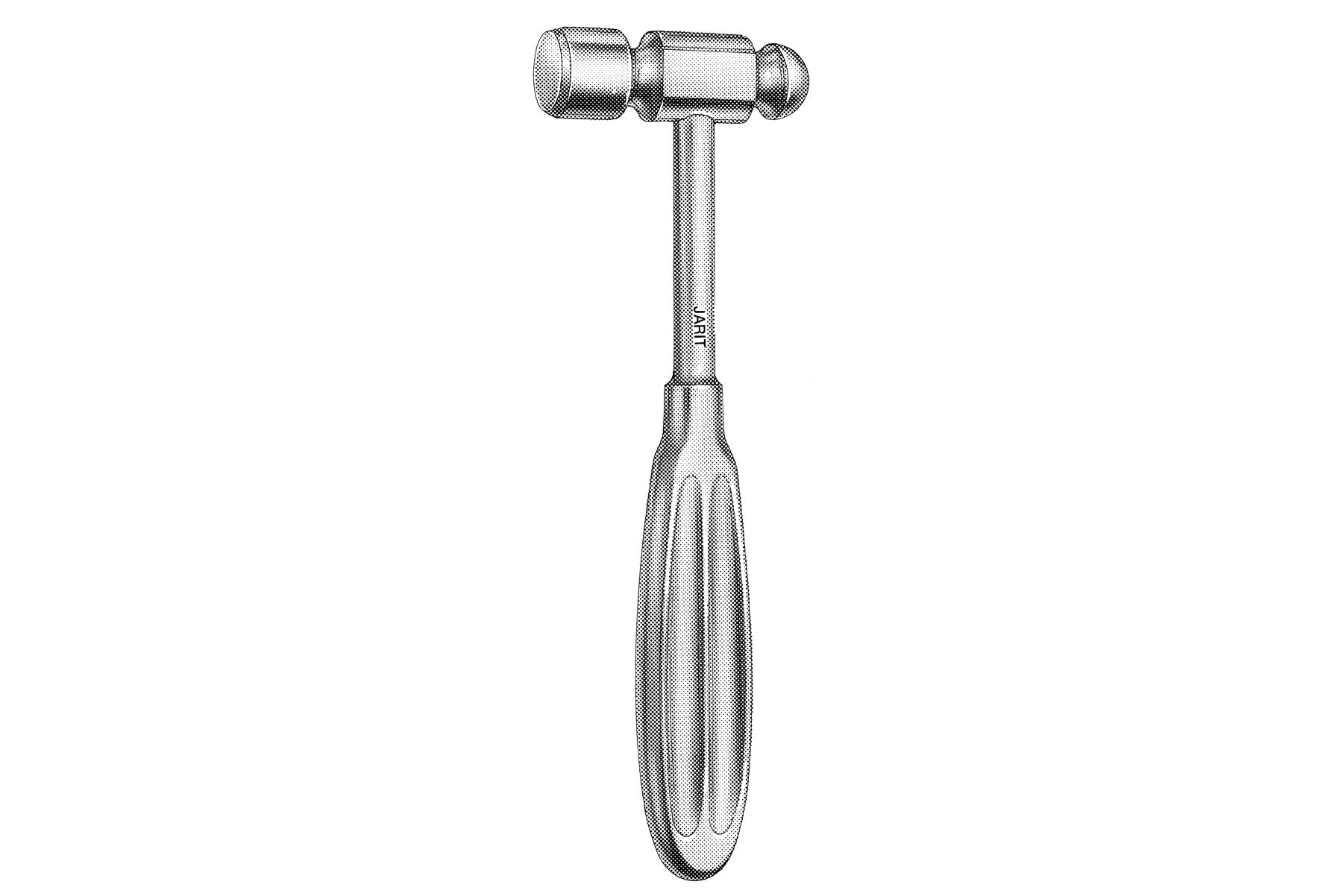 Surgical hammer with hardpress handle 350g 23cm
