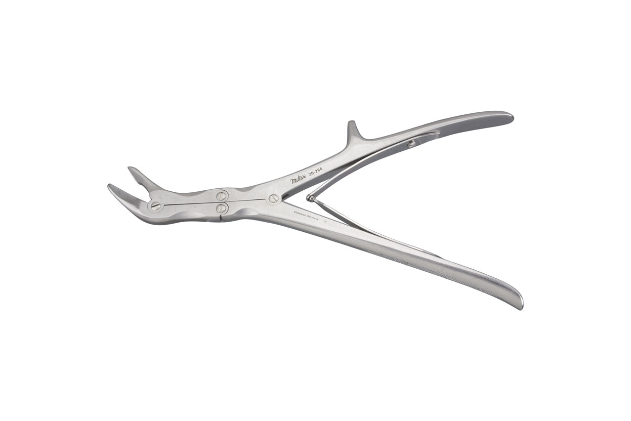 Echlin bone rongeur with 4x10mm jaw, 23cm length