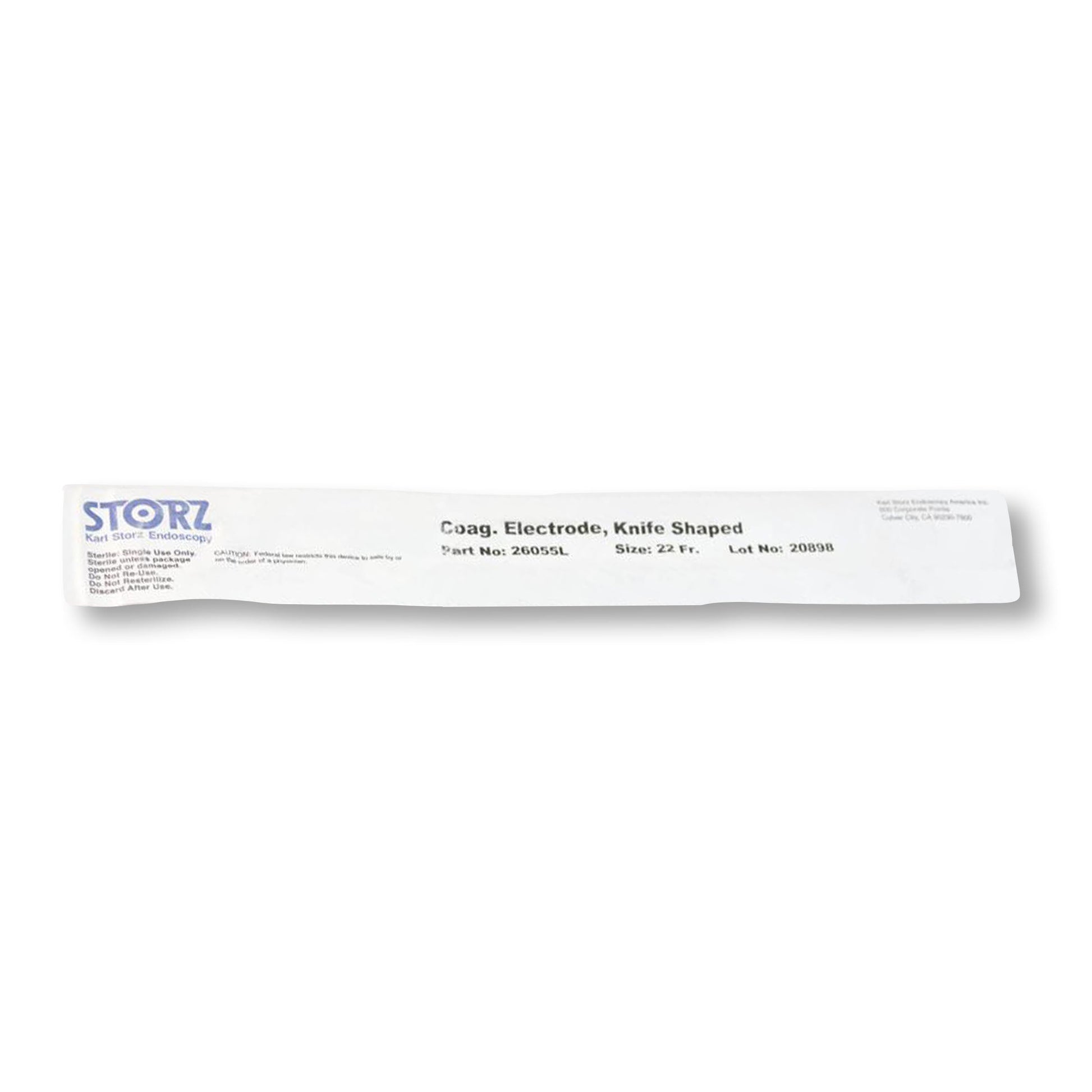 Storz Coagulating Electrode, Knife-Shaped, 22Fr