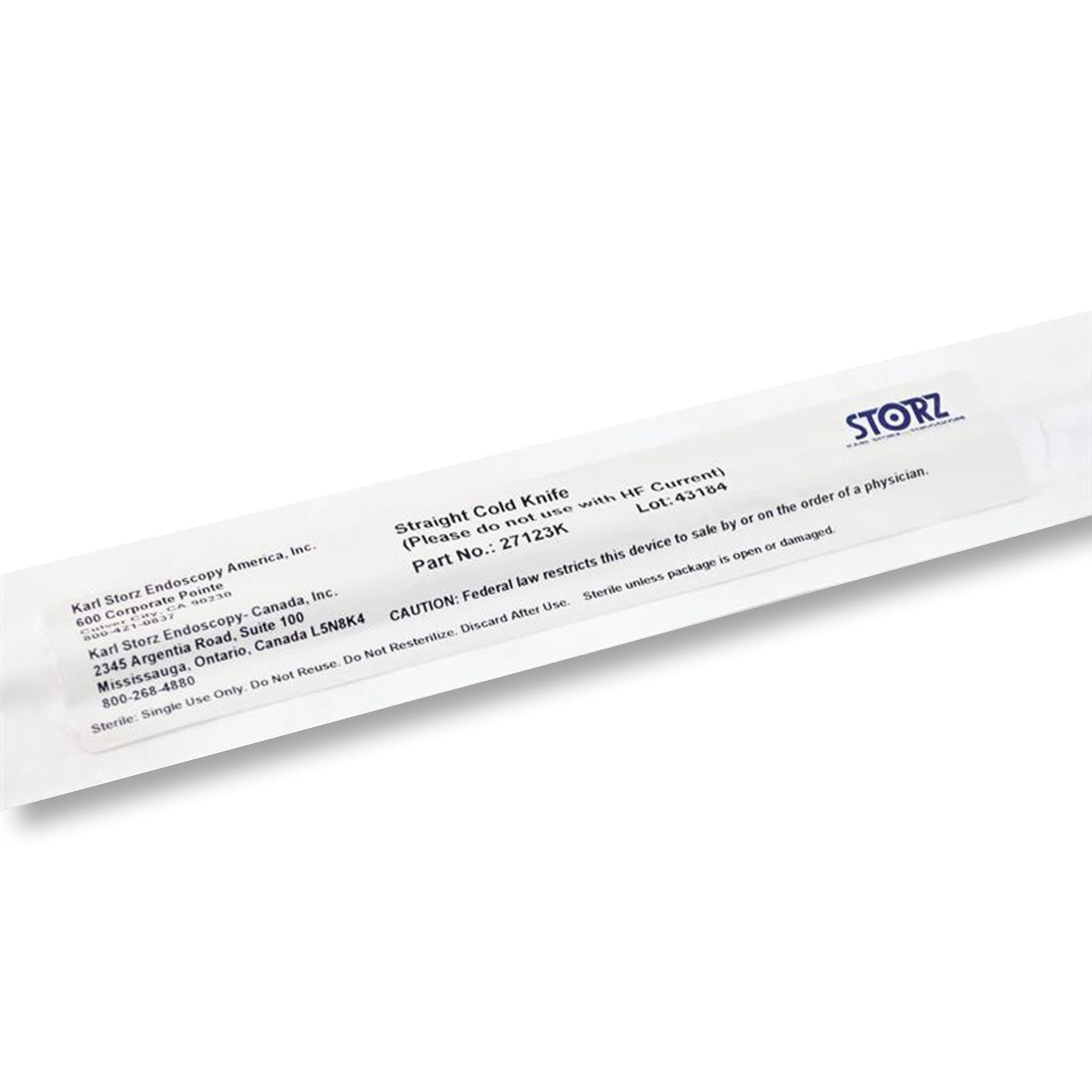 Storz Straight Cold Knife