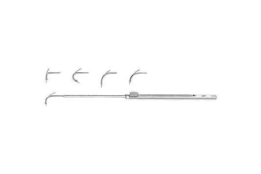 YASARGIL probe-pointed ligature guide 185mm