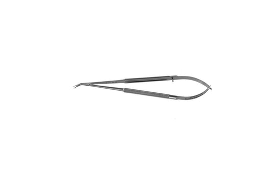 Potts-Yasargil micro scissor 185mm with angled tip