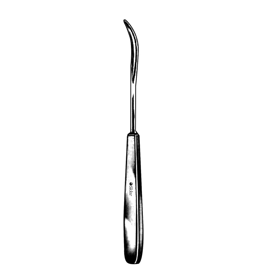 Koenig ligature conductor, 5mm blunt tip with flat handle, 20cm